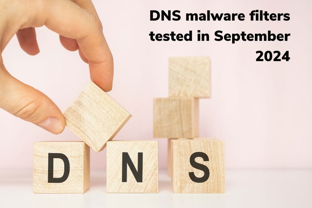 Public DNS malware filters tested in September 2024