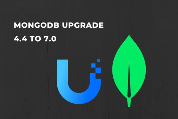 Update MongoDB 4.4 to 7.0 on UniFi servers